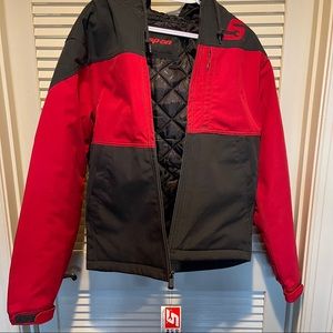 Snap On Comfy Work Jacket Red+Grey NEW
